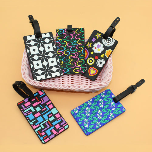 Unisex Bagasjevippe med moderne geometrisk design Skanto