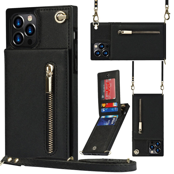 Skanto | 3i1 Telefonveske med kort- og myntlomme crossbody veske