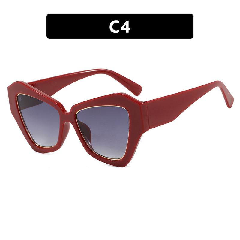 Women's trendy Cat-Eye sunglasses with elegant frame and UV protection Skanto