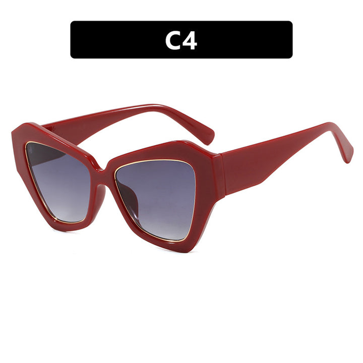 Women's trendy Cat-Eye sunglasses with elegant frame and UV protection Skanto