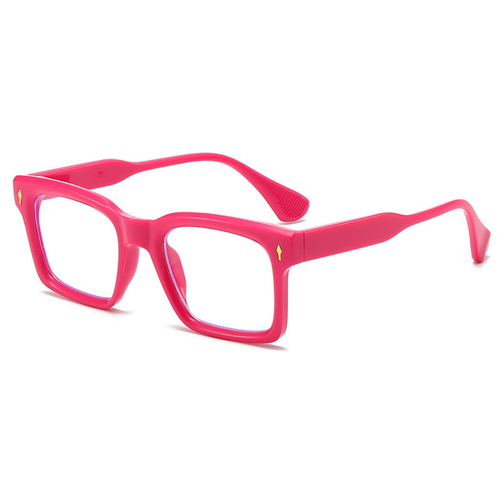 Dame Rektangulær Solbrille i elegant Skilpaddedesign Skanto