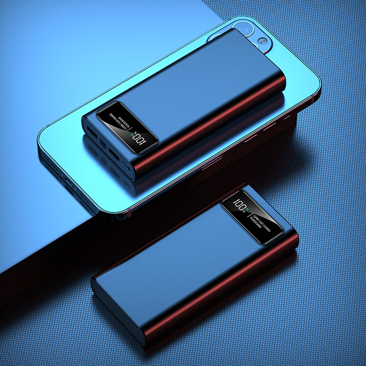 Høyytelses powerbank med digital restvisning og hurtigladingsfunksjon Skanto