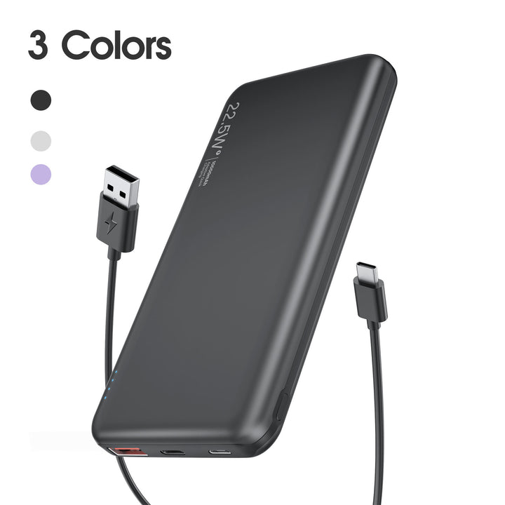 Bærbar Powerbank med hurtiglading og flere ladekontakter Skanto
