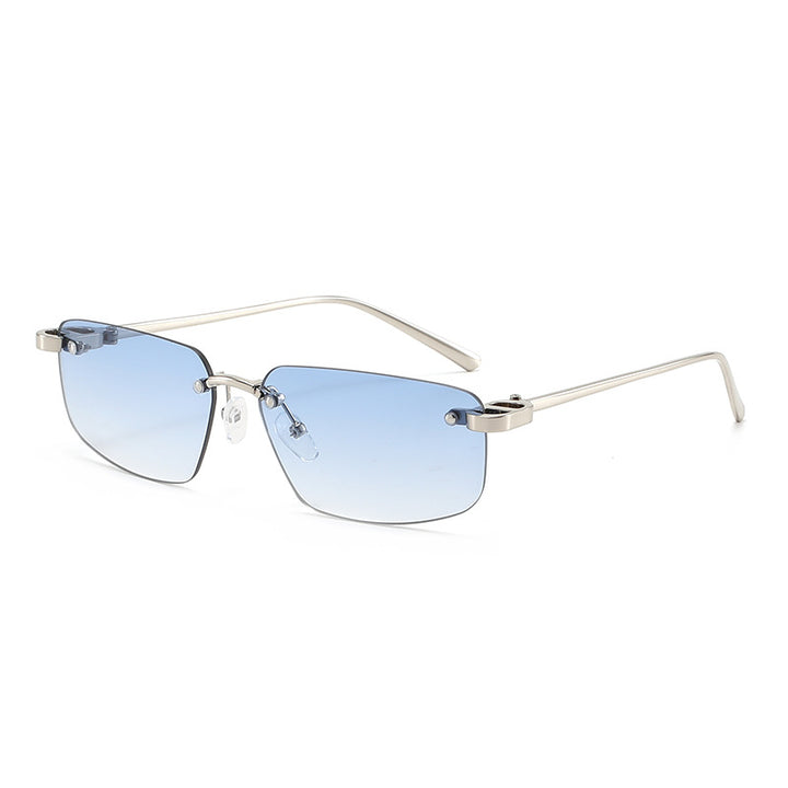 Women's fashionable rectangular sunglasses with minimalist frame Skanto