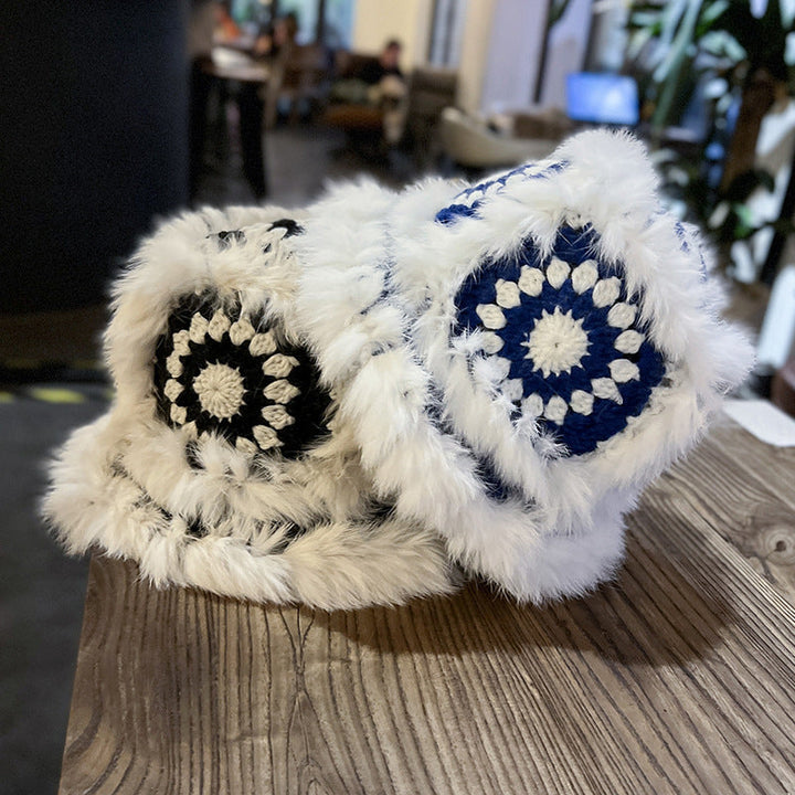 Skanto | Cozy Håndlaget Heklet Blomsterhatt