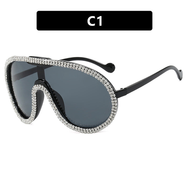 Women's extravagant sunglasses with sparkling frame Skanto