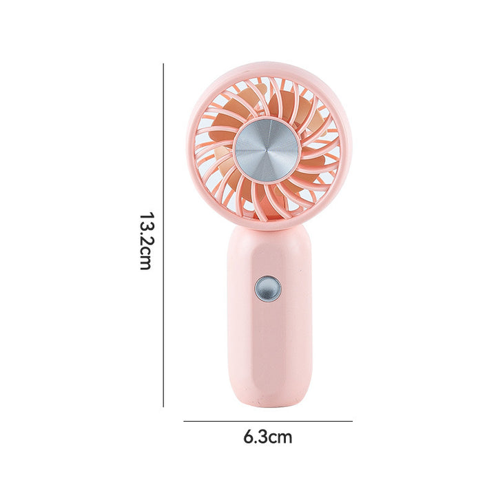 Dame Bærbar Mini Håndvifte med ergonomisk design og USB-ladefunksjon Skanto
