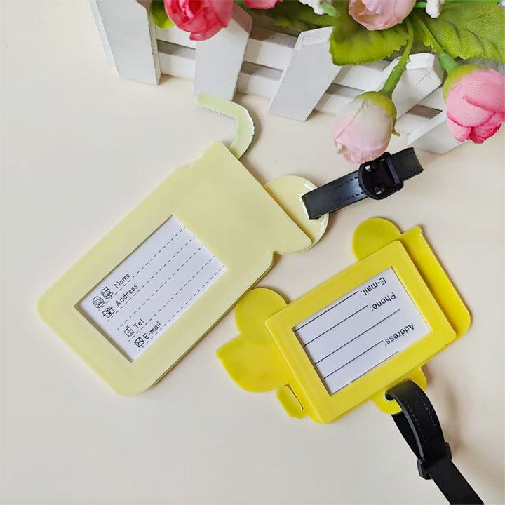 Unisex Bagasjelapp i lekent havfrue-design Skanto