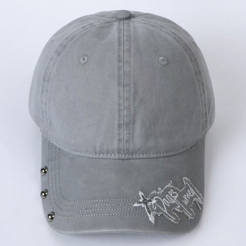 Kvinners broderte justerbare baseballcaps Skanto