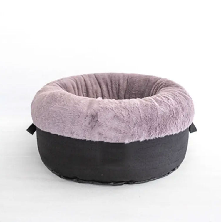 Plush Rund Hundeseng
