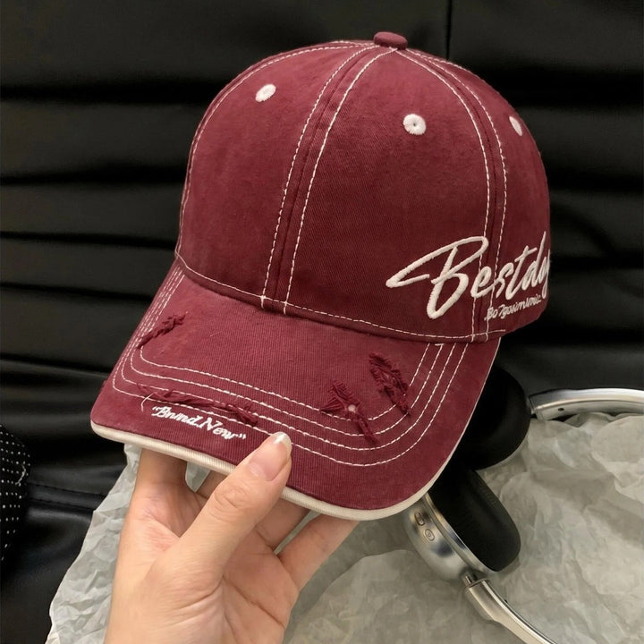Herre Slitt Casual Bomulls Baseball Caps Skanto
