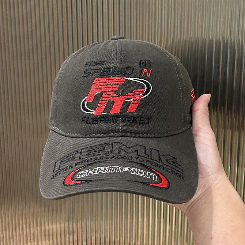 Herre Sporty Brodert Caps Skanto