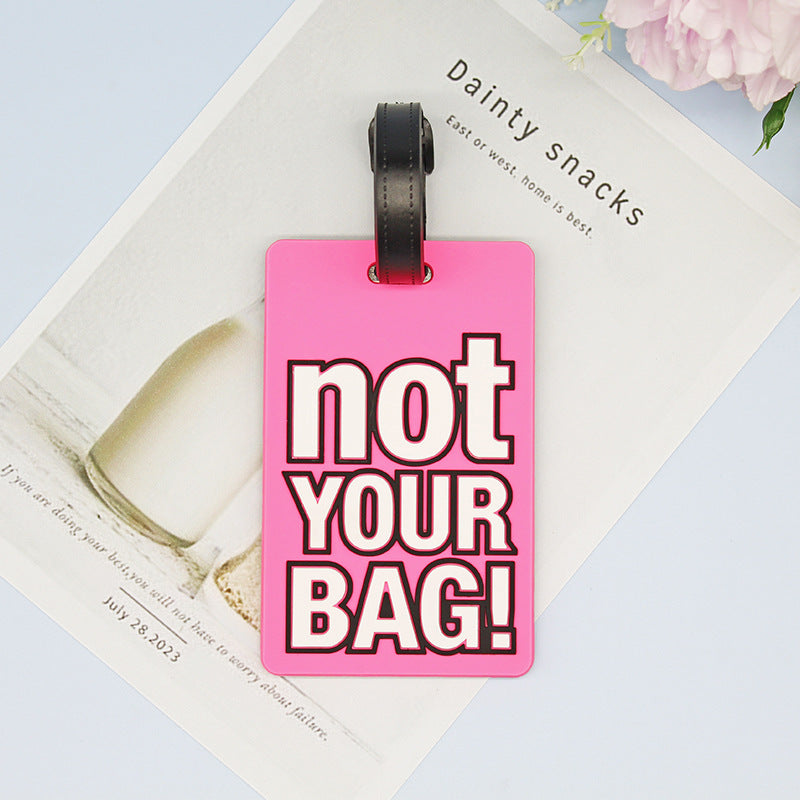 Unisex Bagasjelapp med humoristisk design Skanto