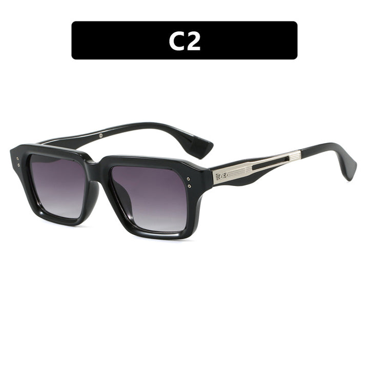 Women's Stylish Square Sunglasses with Luxurious Tortoiseshell Pattern and Durable Frame Skanto