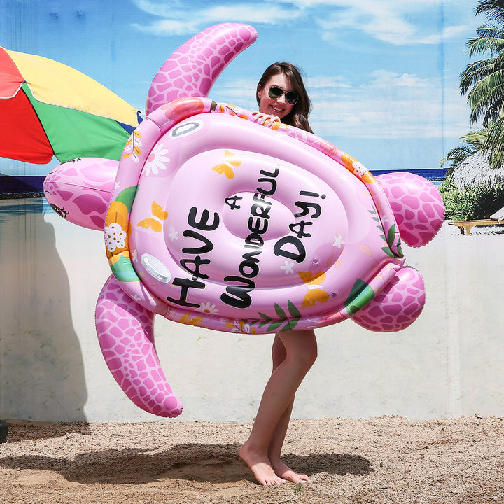 Dame Inflatable Havskilpadde Lounger Skanto