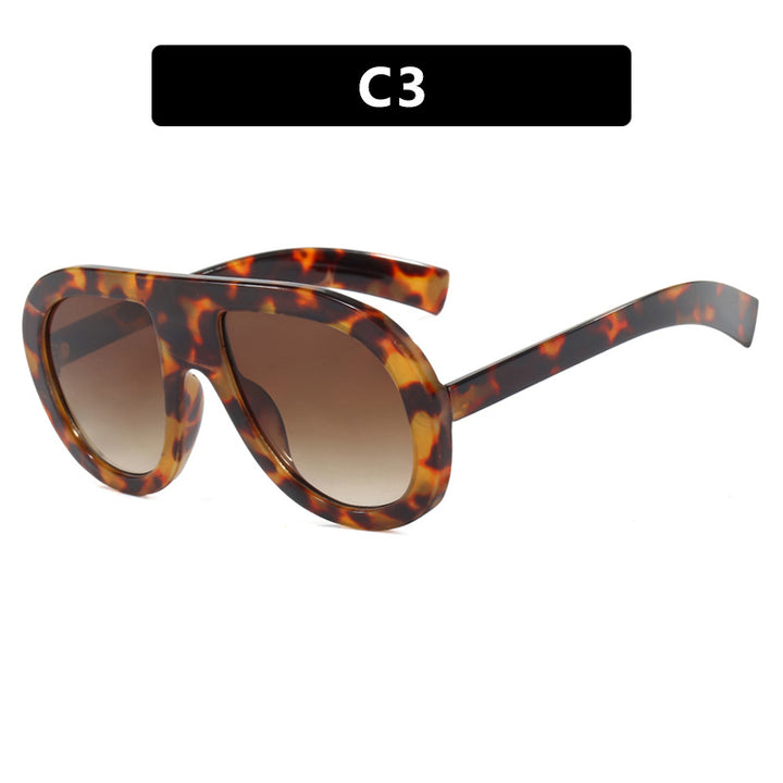 Women's oversized sunglasses in futuristic design Skanto