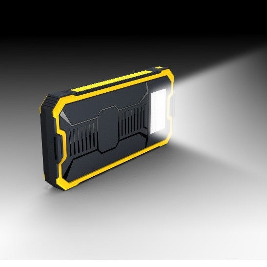 Robust Powerbank med integrert LED-lommelykt Skanto