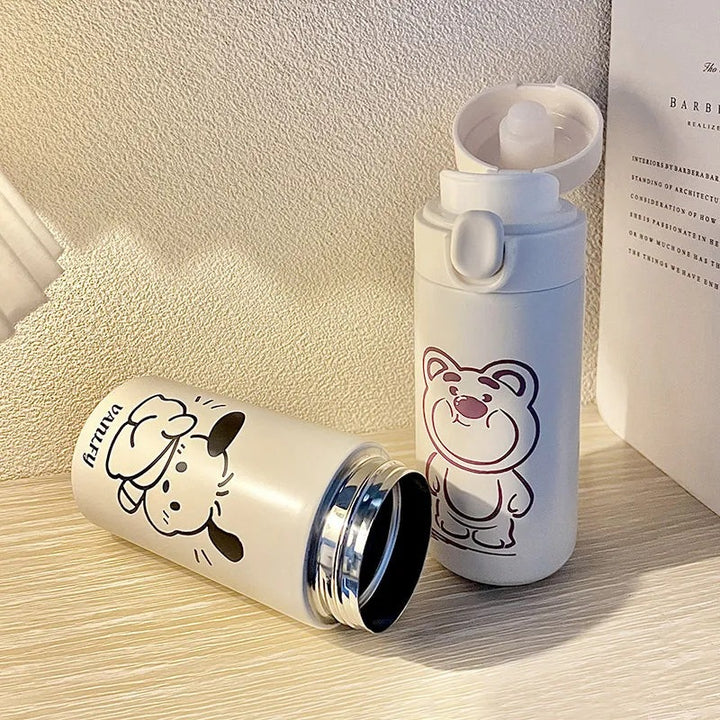 Damen Isolier-Trinkflasche mit sicherem Verschlusssystem und kreativem Design Skanto