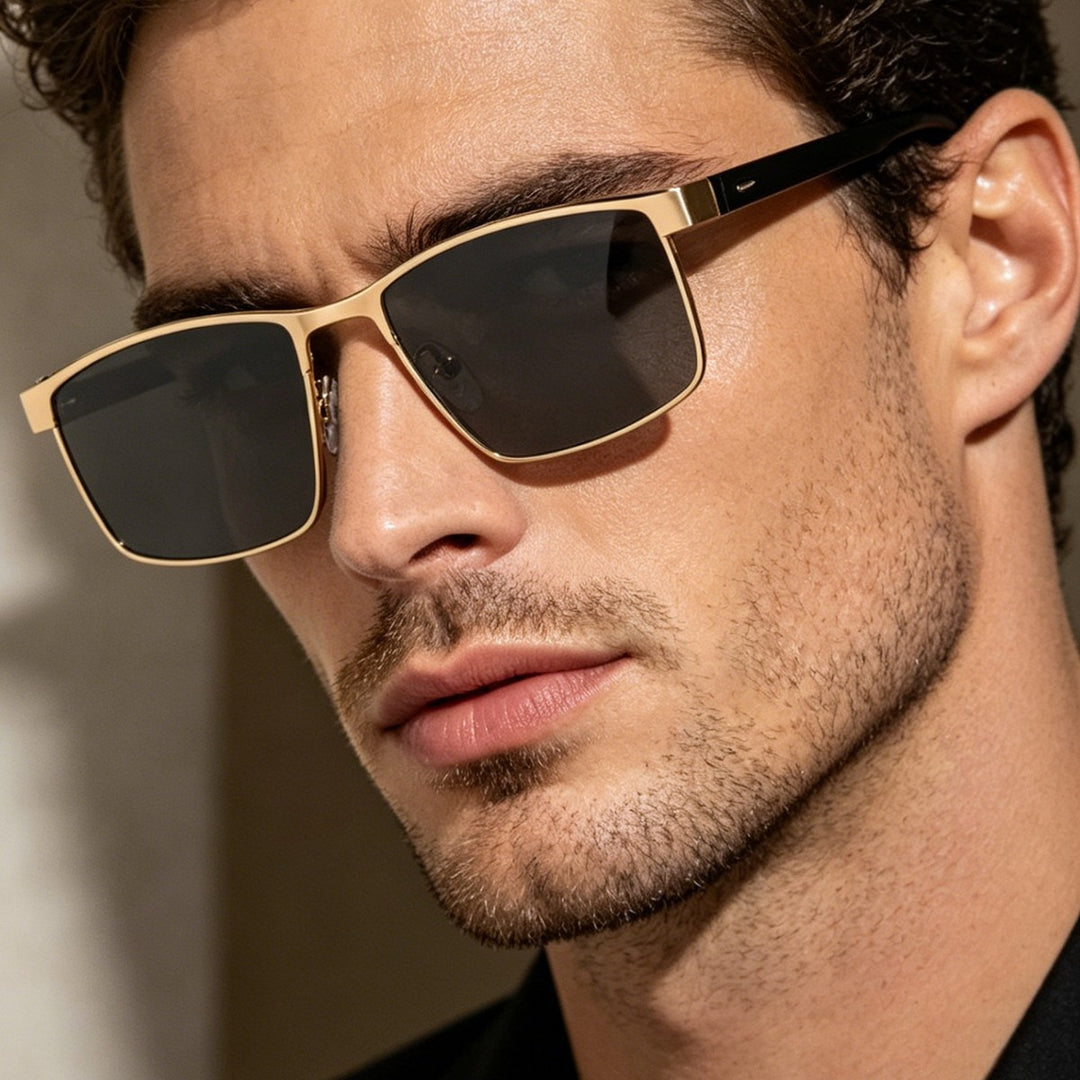 Dame elegant brille med lett metallramme Skanto