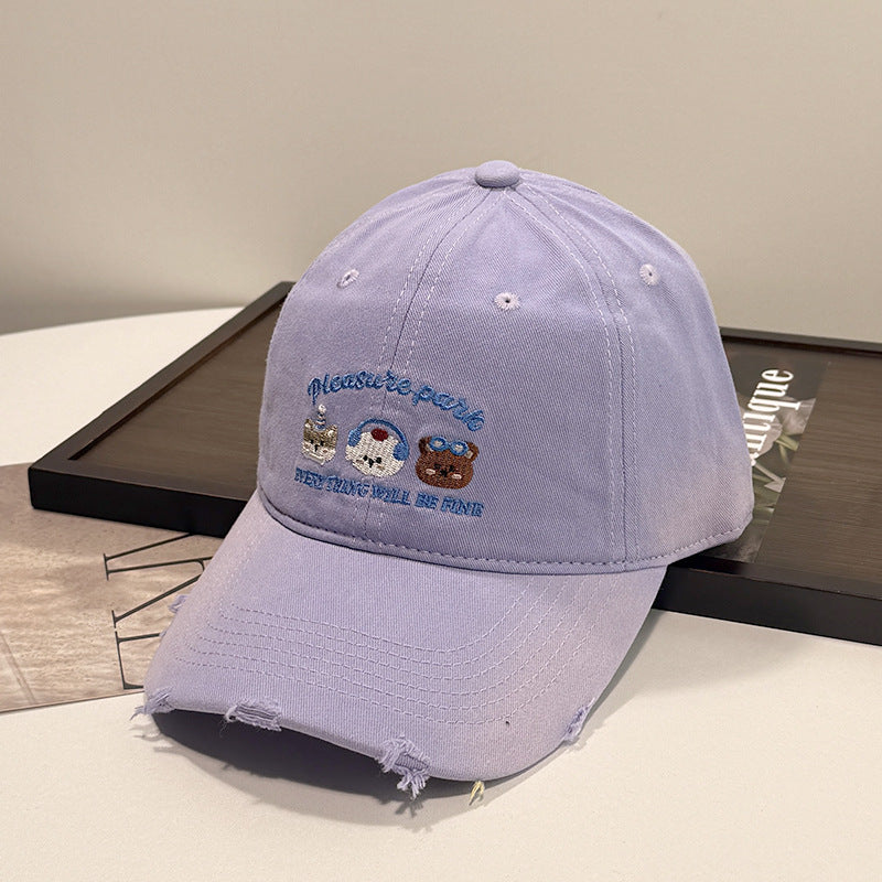 Unisex Brodert Fritids Caps Skanto