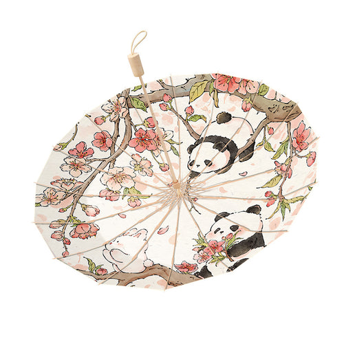 Dame Faltende Regnparaply med leken dyre design Skanto
