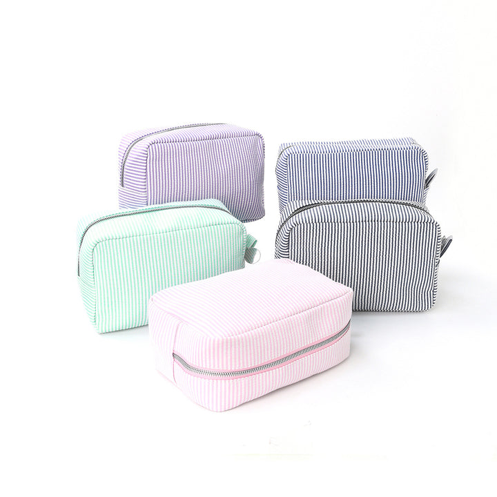 Kosmetikk-organizer-bag i strukturert materiale Skanto