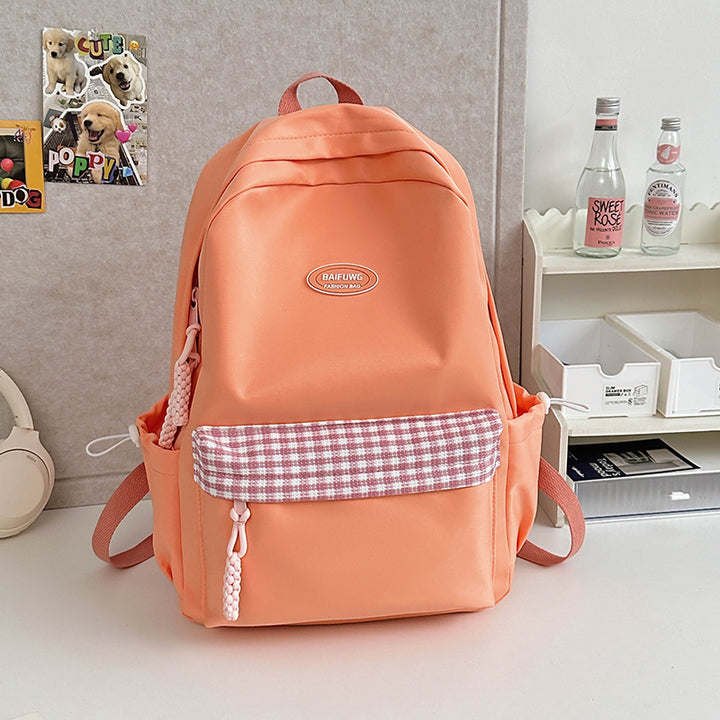 K Casual Multi-Pocket Skole Rygsekk