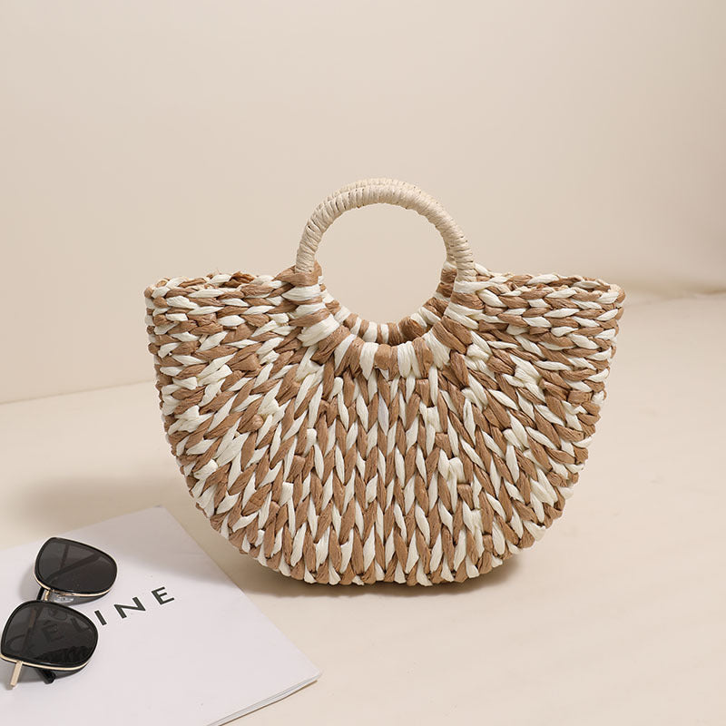 Braided basket bag with unique design Skanto