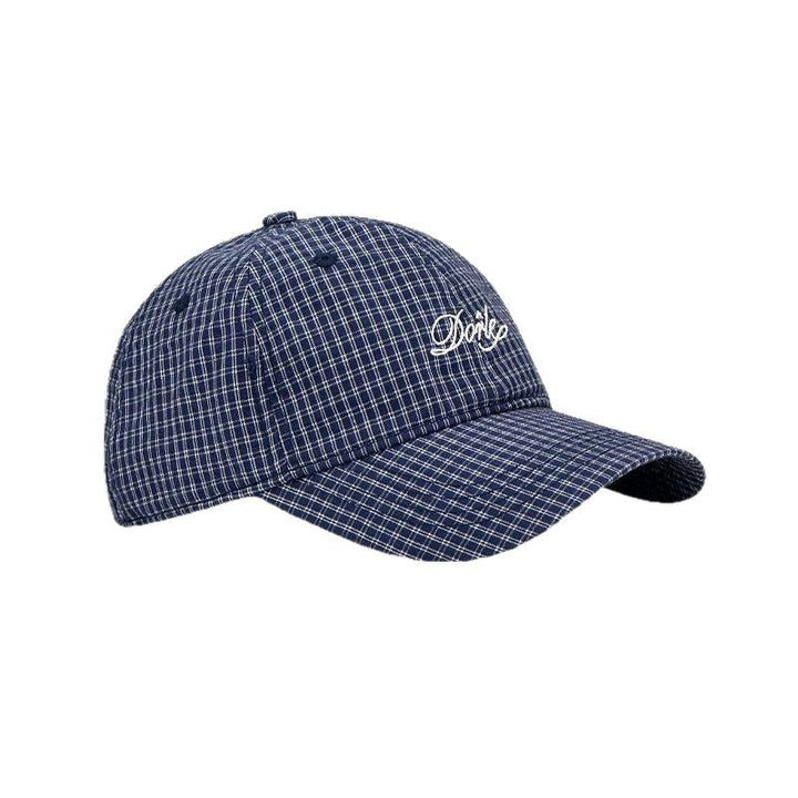 Kvinne Casual Rutete Baseball Caps Skanto