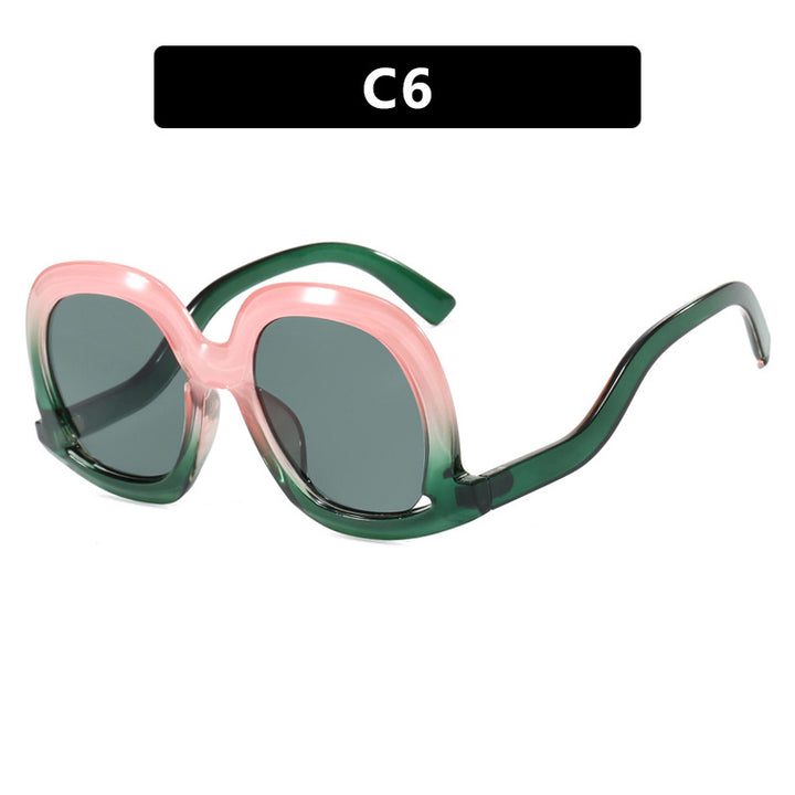 Women's oversized sunglasses with modern design Skanto