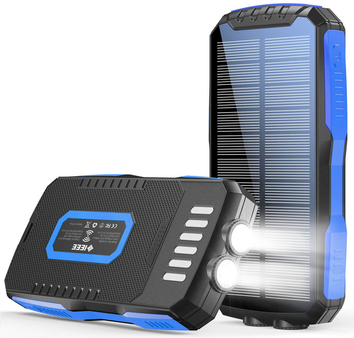 Bærbar Ultra-solar Powerbank med Integrert LED-lys Skanto