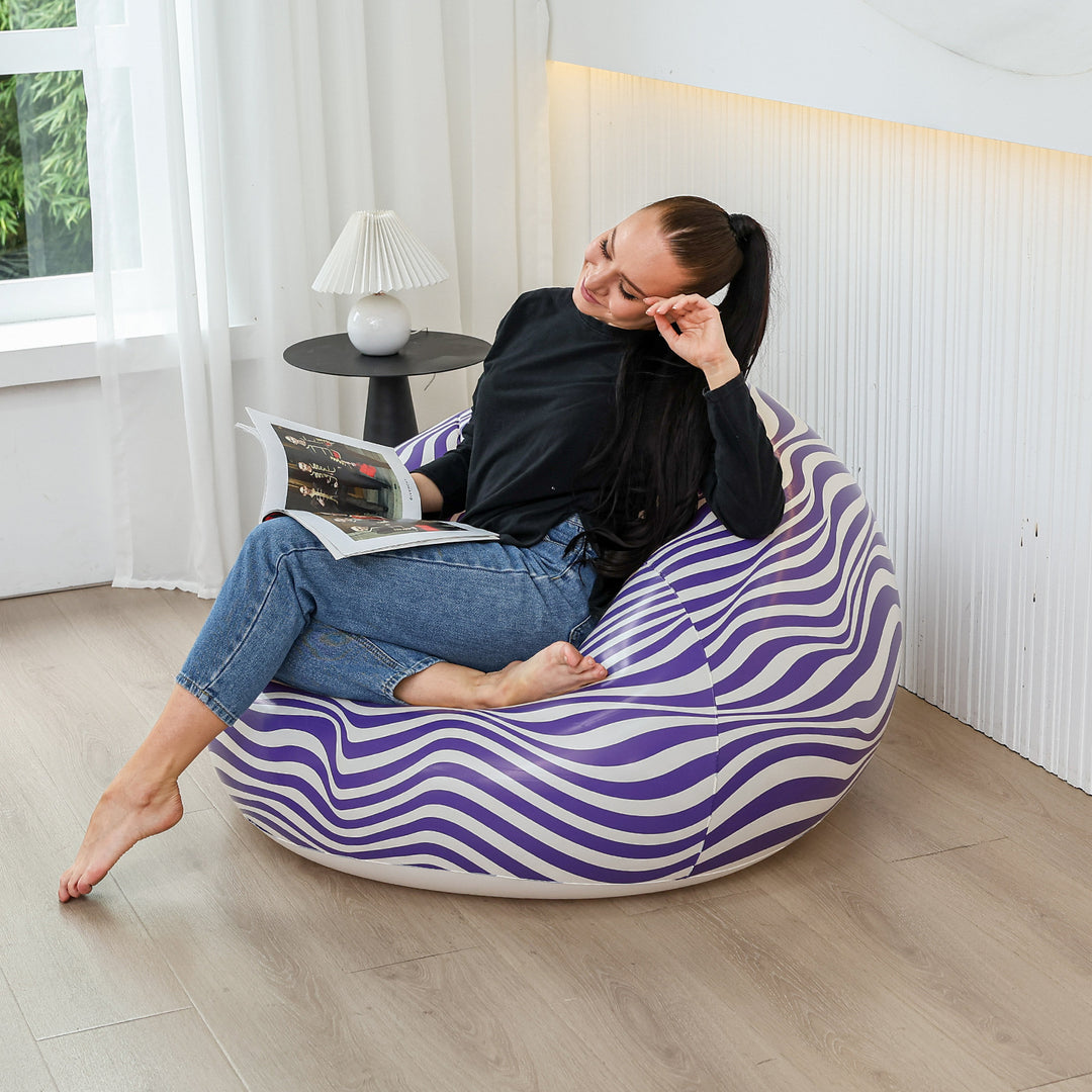 Kvinnenes oppblåsbare komfortsofa med ergonomisk ryggstøtte Skanto