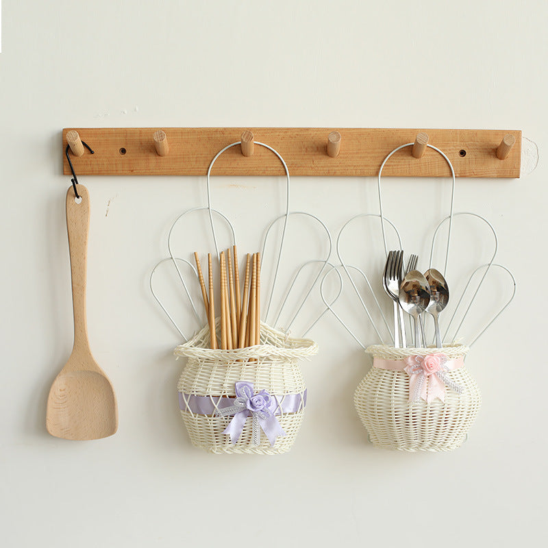 Dekorativ Woven Flower Basket Skanto