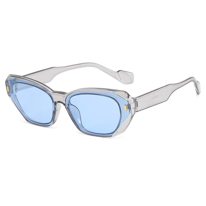Dame futuristisk diamant-solbrille Skanto