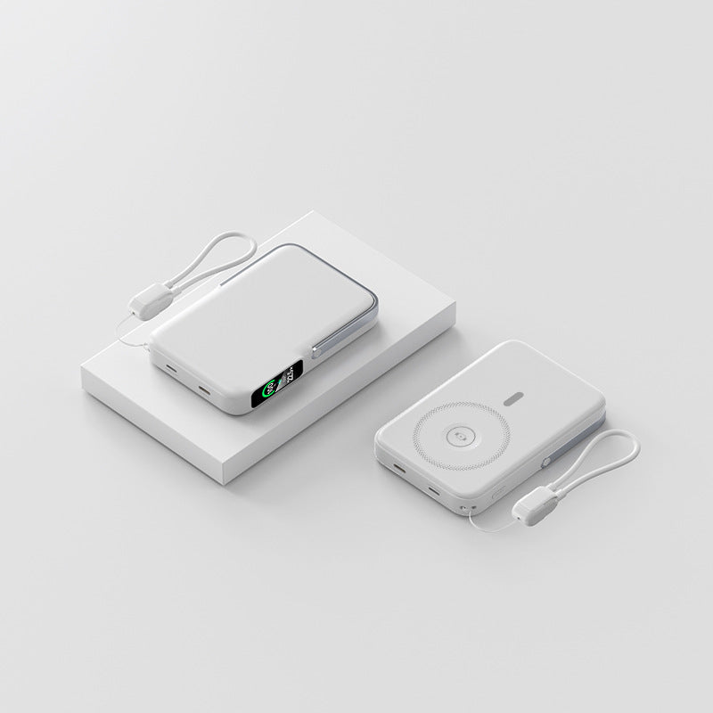 Ultralett Powerbank med integrert LED-skjerm og hurtigladefunksjon Skanto