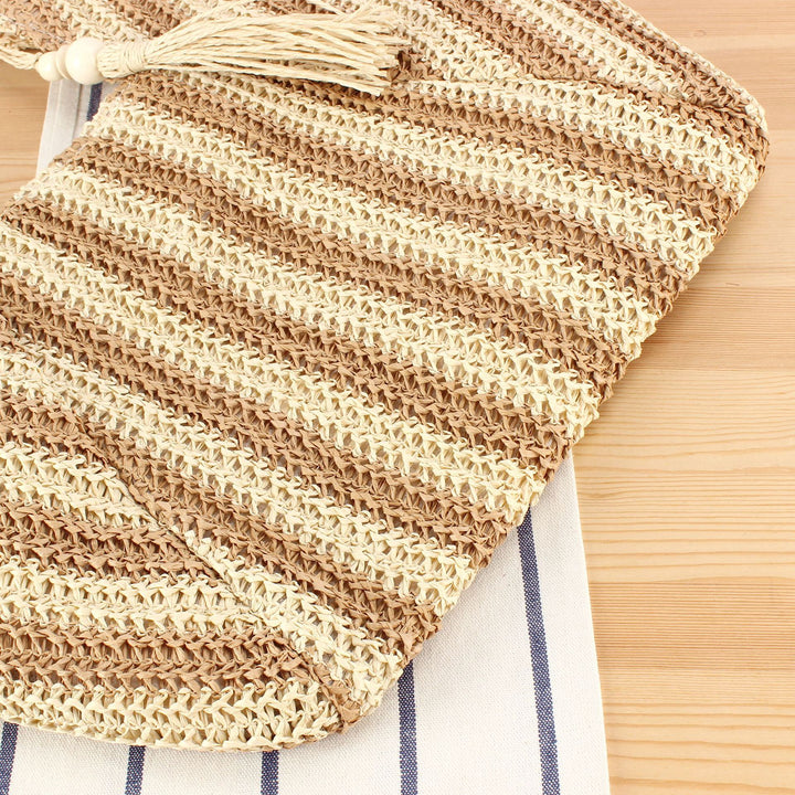 Modern market crossover bag with elegant fringe Skanto