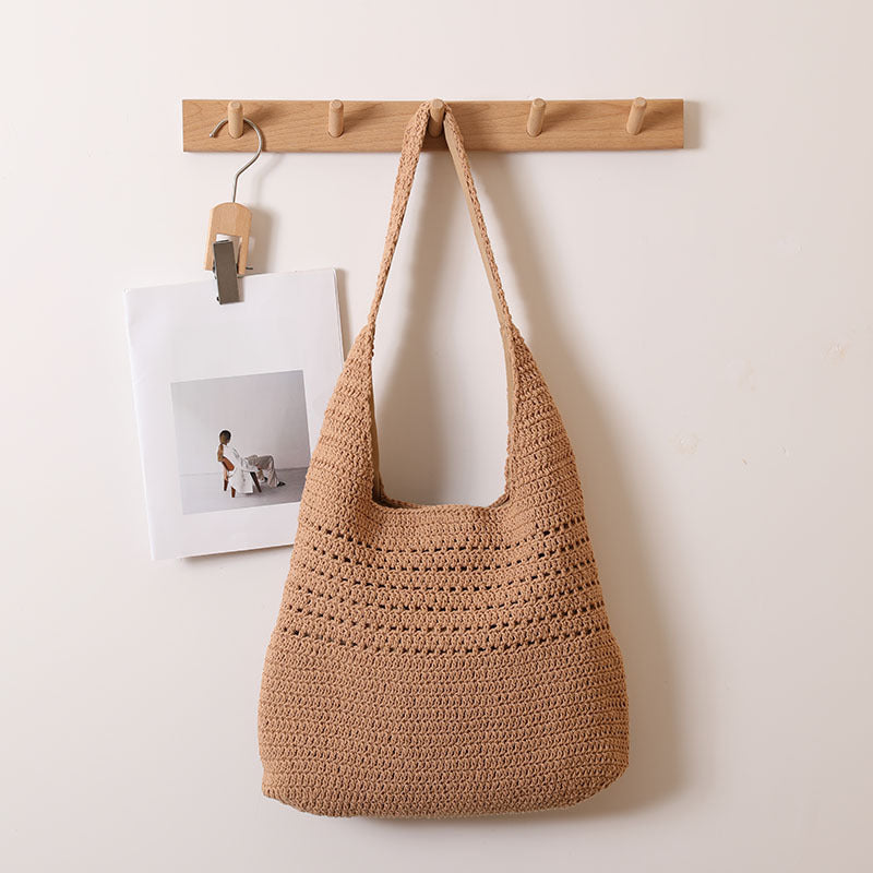 Hand-crocheted tote bag with spacious volume Skanto