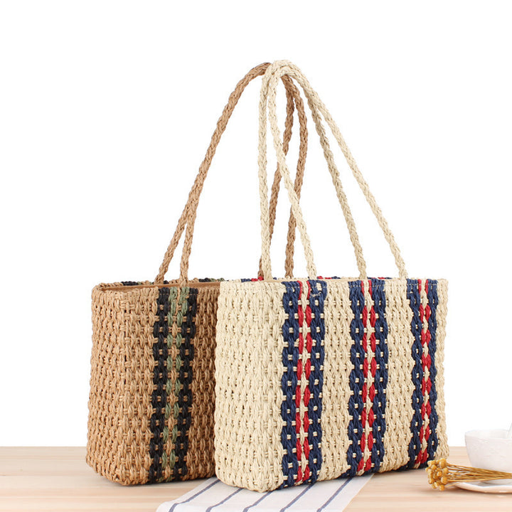 Beach Bag in Elegant Woven Style Skanto