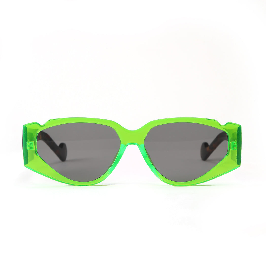 Dame Fashion-solbrille med innovativ ramme og beskyttende UV-beskyttelse Skanto