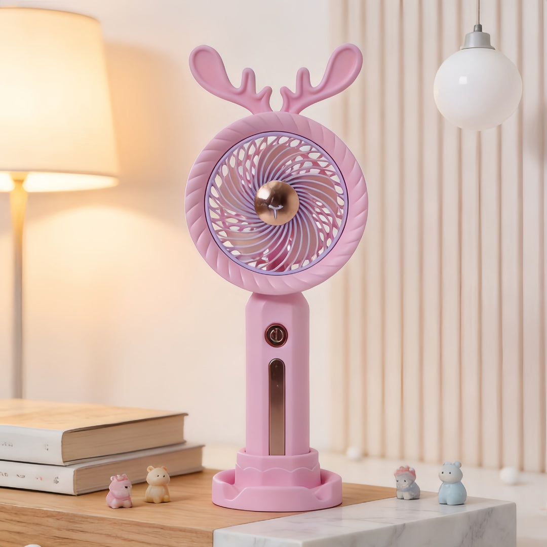Dame Bærbar Håndvifte med kreativt Gevir-Design Skanto