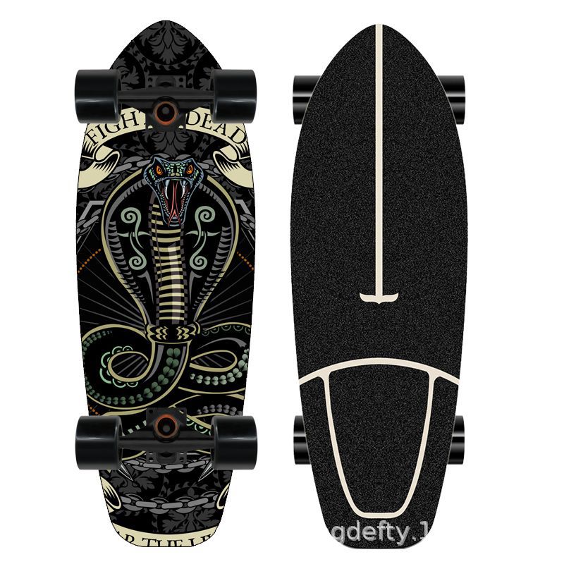 Kunstnerisk Løve Design Skateboard Skanto