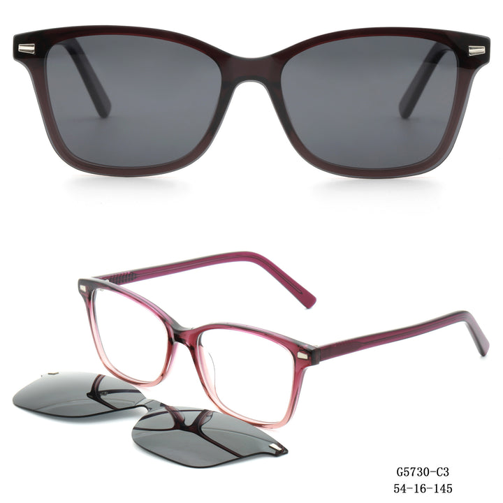 Dame solbrille i moteriktig dual-design Skanto