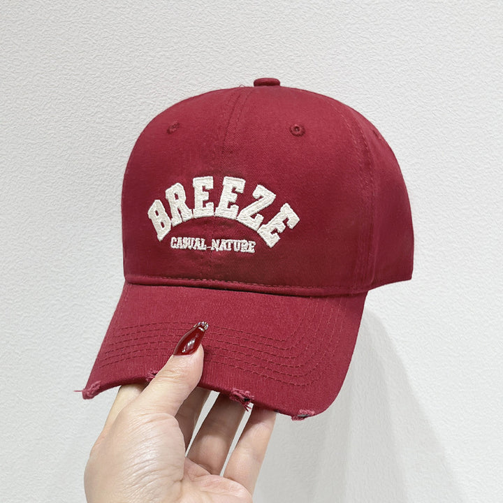 Herre Casual Slitt Bomulls Caps Skanto
