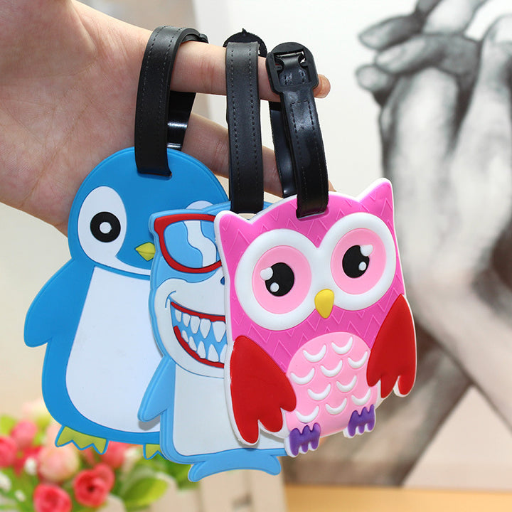Unisex Bagasjelapp i søtt pingvin-design Skanto
