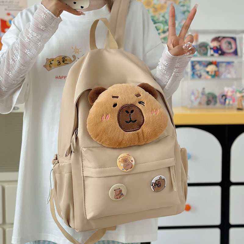 Plush Karakter Design Ryggsekk Skanto