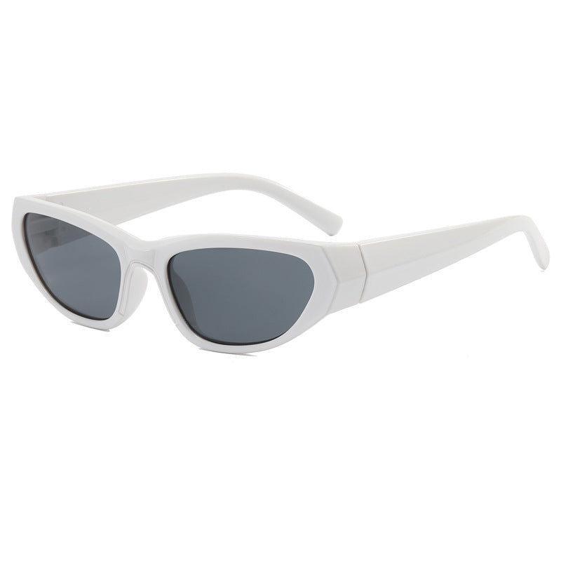 Dame moteriktig solbrille med speilbelagte glass Skanto
