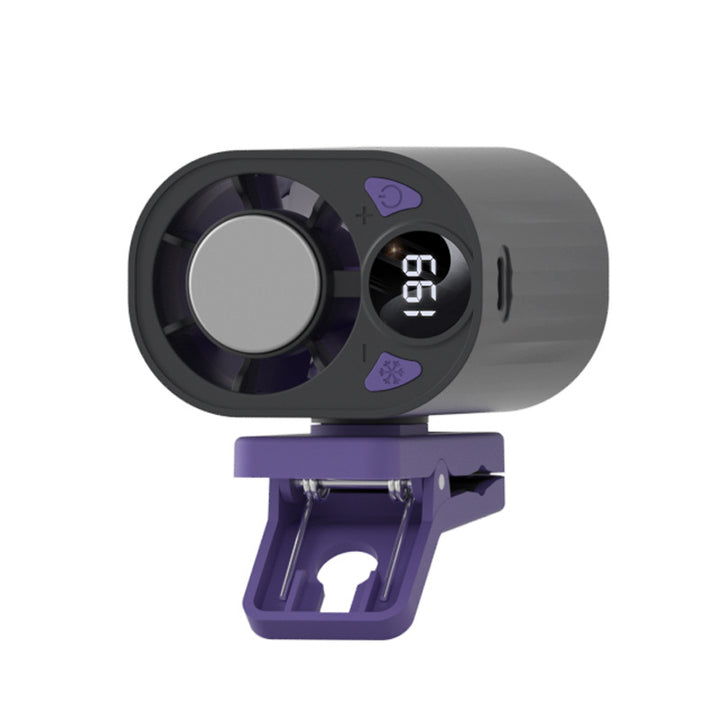 Clip-On Bærbar Digital Kjøleventilator Skanto