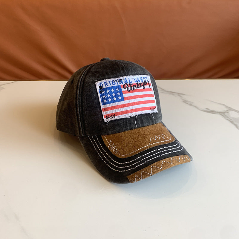 Kvinne Vintage-inspirert slitt baseball cap Skanto