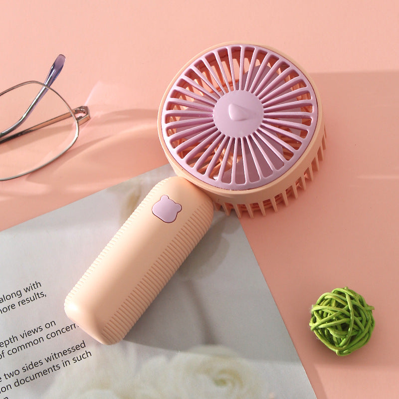 Unisex Bærbar Håndholdt Vifte med ergonomisk design og oppladbart batteri Skanto
