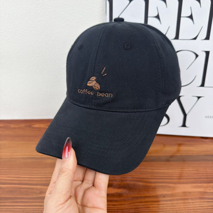 Kvinne Brodert Kaffe Bønne Baseball Cap Skanto